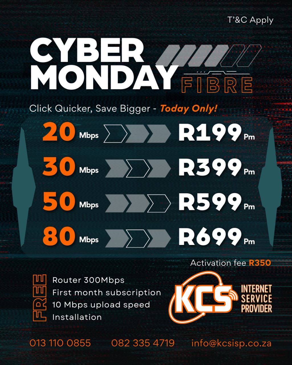 Cyber Monday Fibre: Click Quicker, Save Bigger!